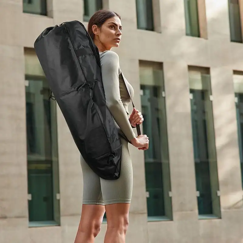 

Bag For Foldable Trampoline Folding Trampoline Travel Carry Bag Sport Equipment Carrier With Shoulder Strap For Apartment Gym