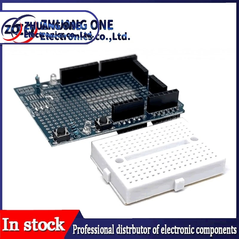 UNO Proto Shield prototype expansion board with SYB-170 mini bread board based For ARDUINO UNO ProtoShield