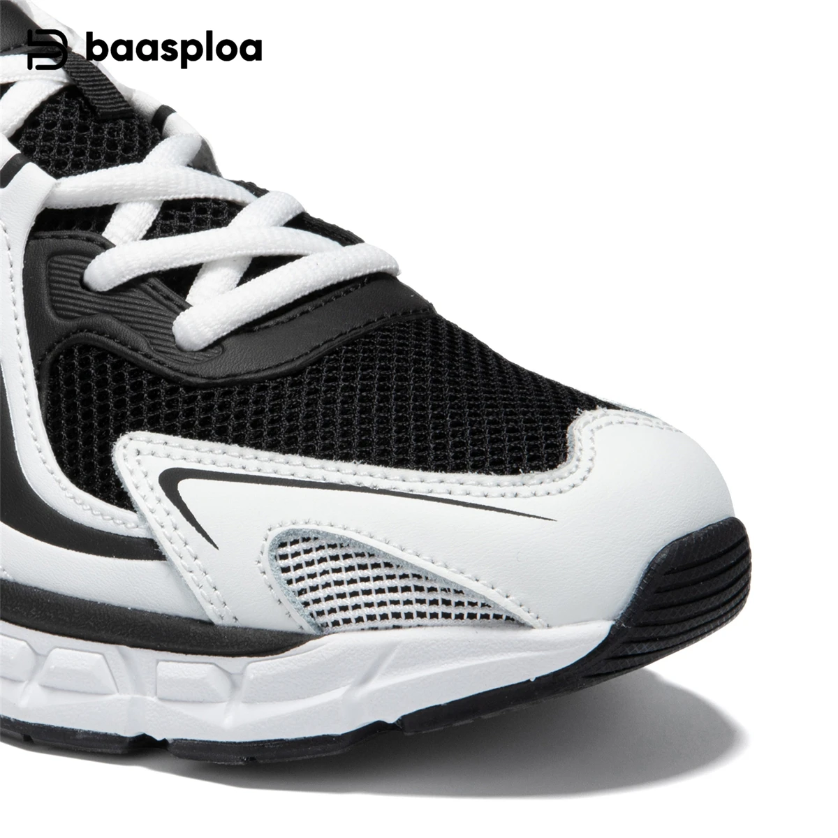 Baasploa Men Sport Shoes Classic Comfort Mesh Breathable Running Shoes Male Non-Slip Casual Sneakers Cushioning Wear Resistant