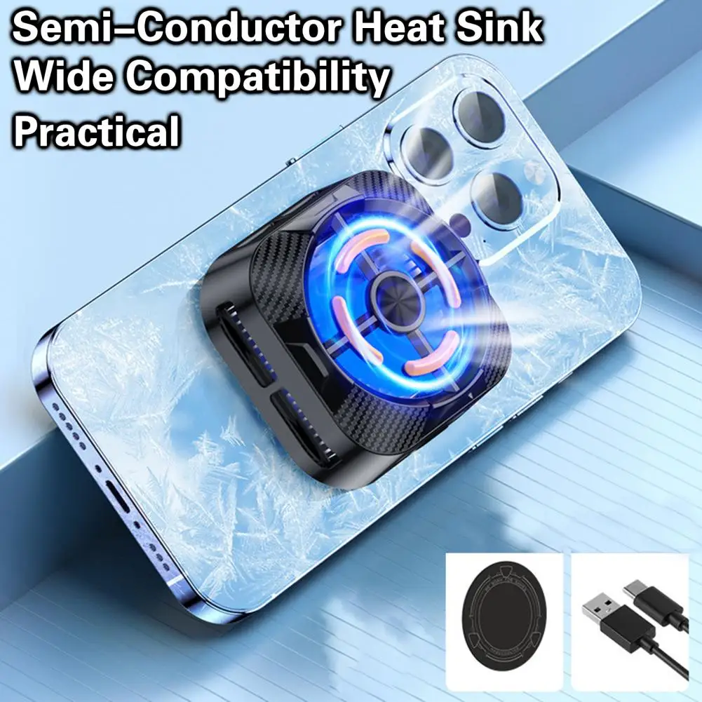 Mobile Phone Radiator  Useful Semi-Conductor Phone Cooling Fan  Wide Compatibility Mobile Phone Cooler