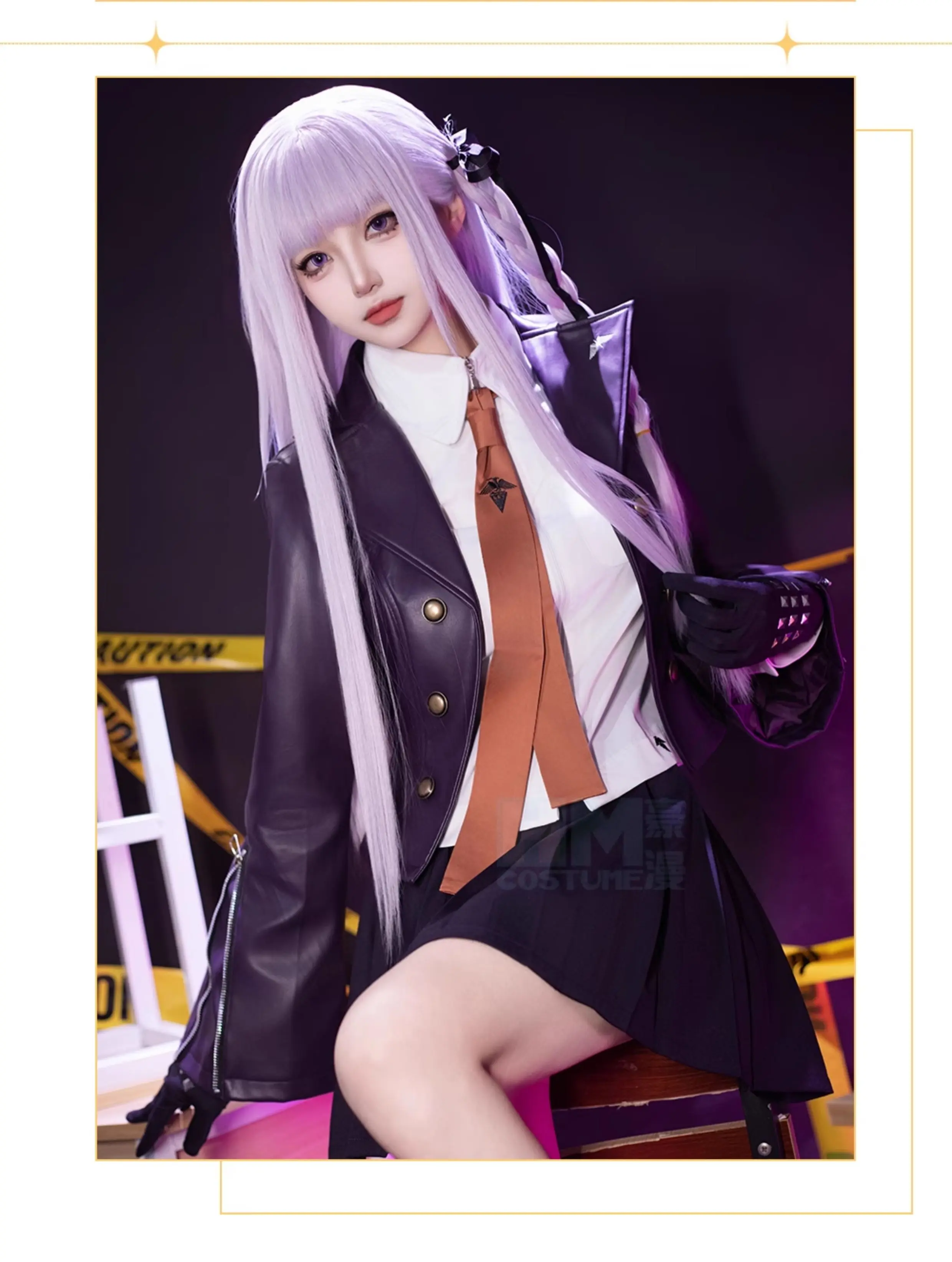 新しい霧切響子コスプレ衣装ハロウィンクリスマスロールプレイングパーティーコミック展示制服 XS-XL 在庫あり