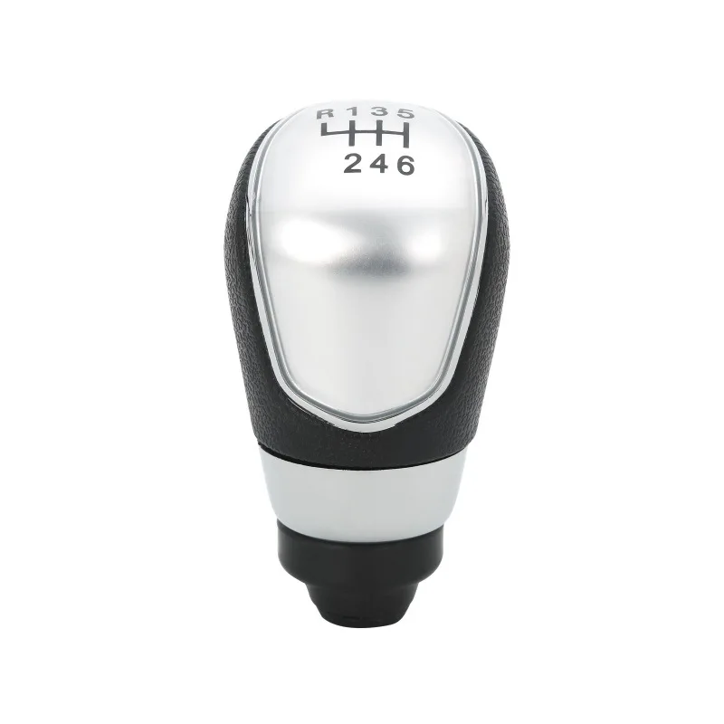 5/6速ギアシフトノブ フォード フィエスタ 2008-2012用 - トランスミッションシフターハンドル、耐久性のある車のコックピットインテリアアクセサリー 2011