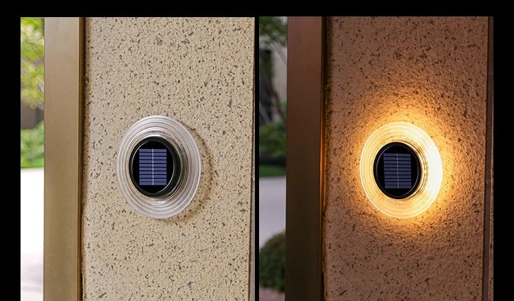 Solar underground lights, outdoor courtyard waterproof lawn