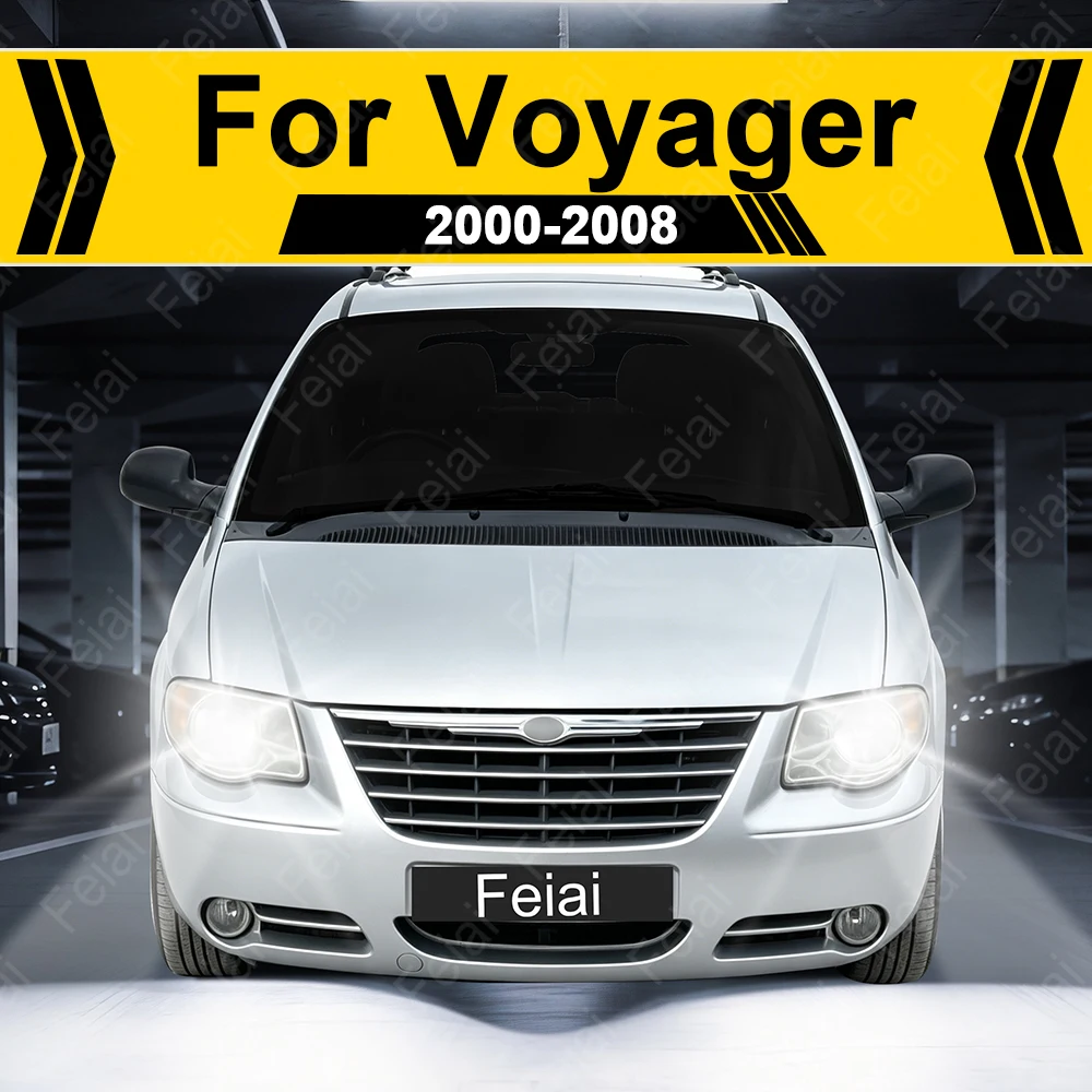 Bombilla LED para faros delanteros de Chrysler Voyager, accesorios para faros delanteros Voyager, lámpara LED 2000 2002 2003 2004 2005 2006 2007 2008