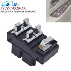 For Lincoln Town Car 1998 1999 2000 2001 2002 Electric Power Window Glass Lifter Control Switch Regulator Button F8VZ-14529-AA