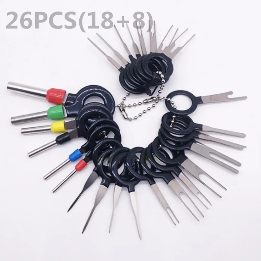 3/8/Car Terminal Removal Tool Wire Plug Connector Extractor Puller Release Pin Extractor Kit For CarPlug Repair Tool