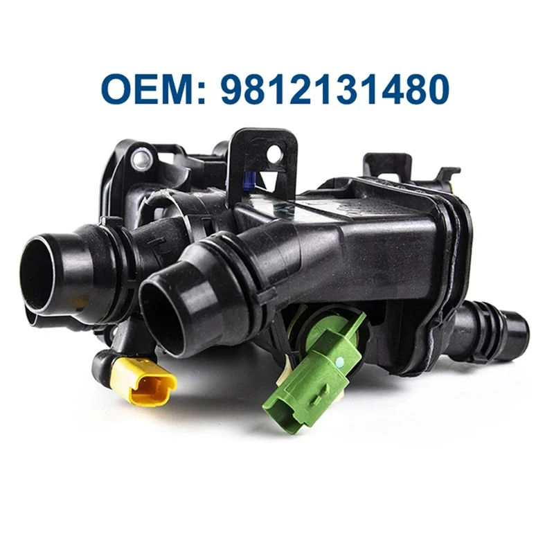 

9812131480 Car Thermostat Housing Water Flange Engine Coolant For 308 1.2T