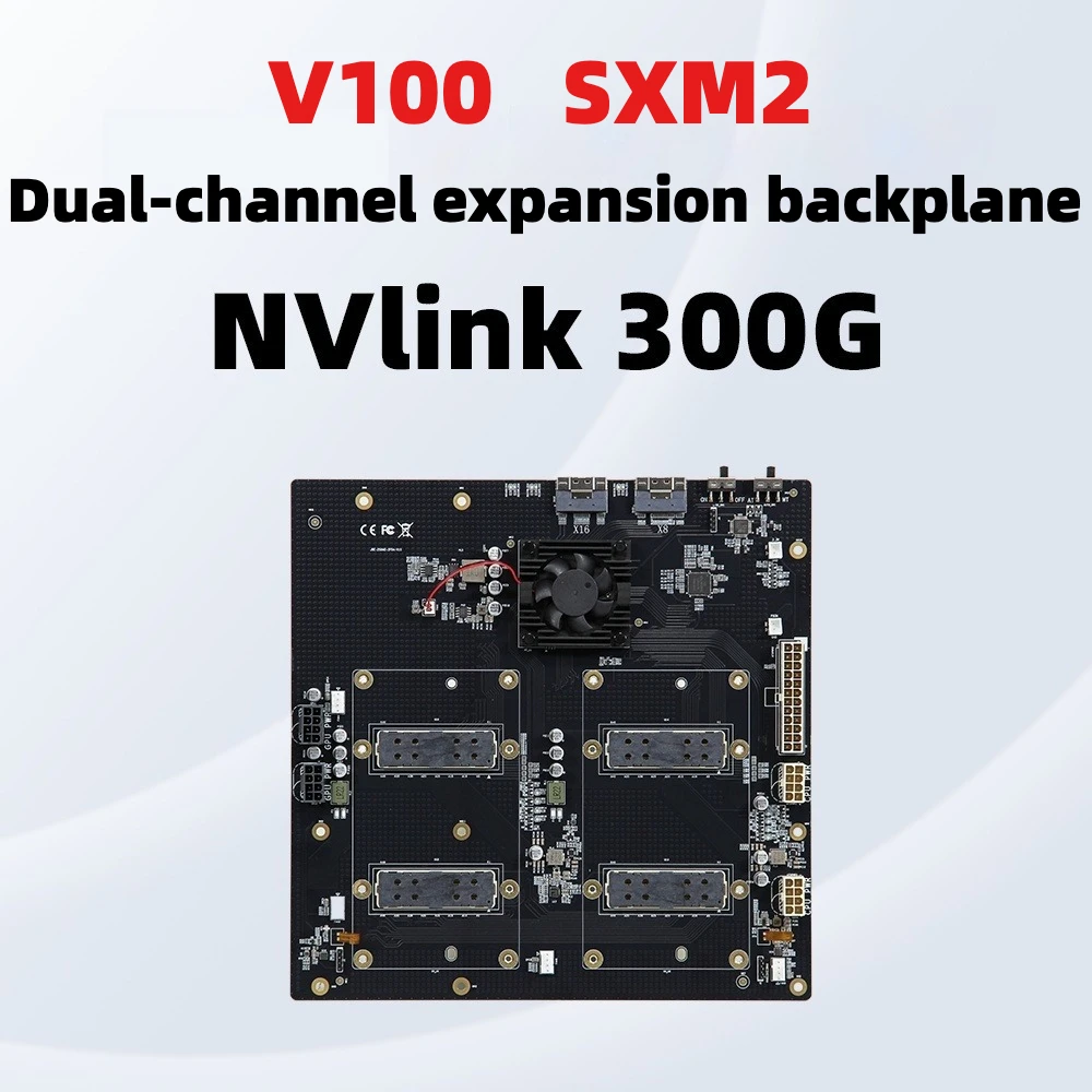 بطاقة الرسومات NVIDIA V100 SXM2، خالية من الانقسام 300G NVLink Interconnect Dual SIM Aom-sxmv مبسطة #1