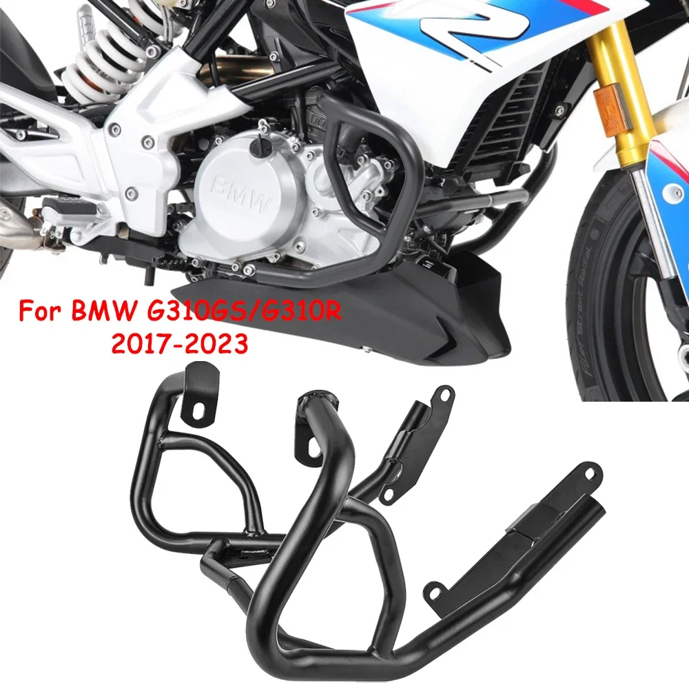 

G310 GS R Black Front Engine Guard For BMW G310GS/G310R 2017-2024 2022 Bottom Crash Bar Lower Protection Motorcycle Accessories