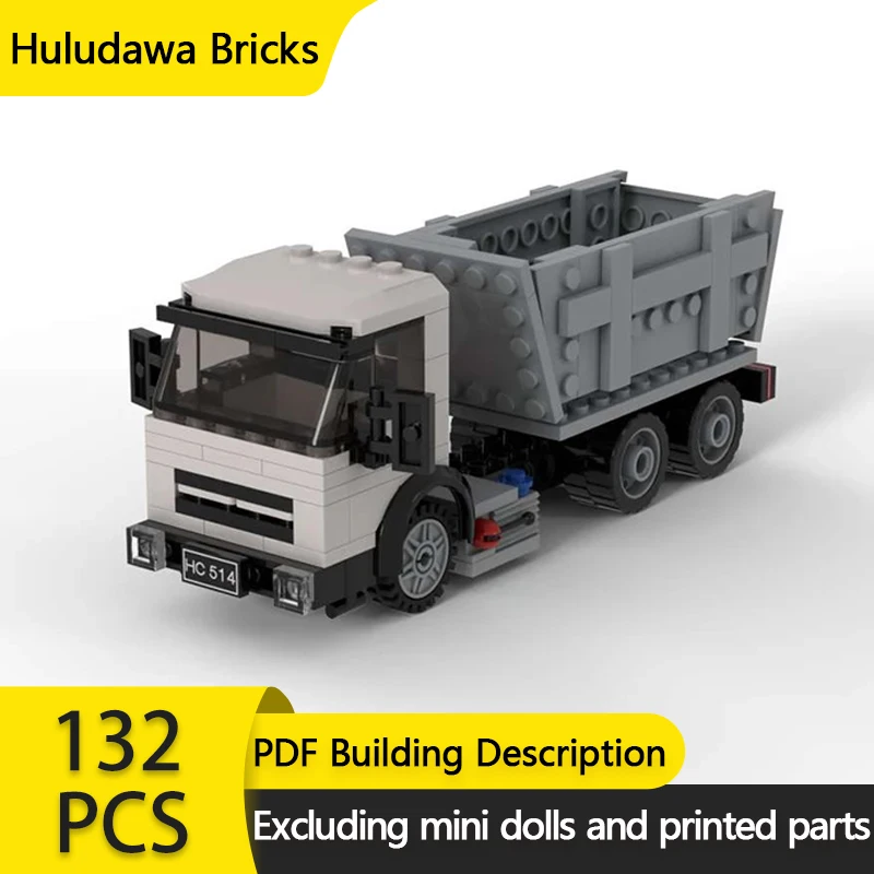 

City Car Model MOC Building Bricks Small Dump Engineering Truck Modular Technology Gifts Holiday Assemble Children Toys Suit