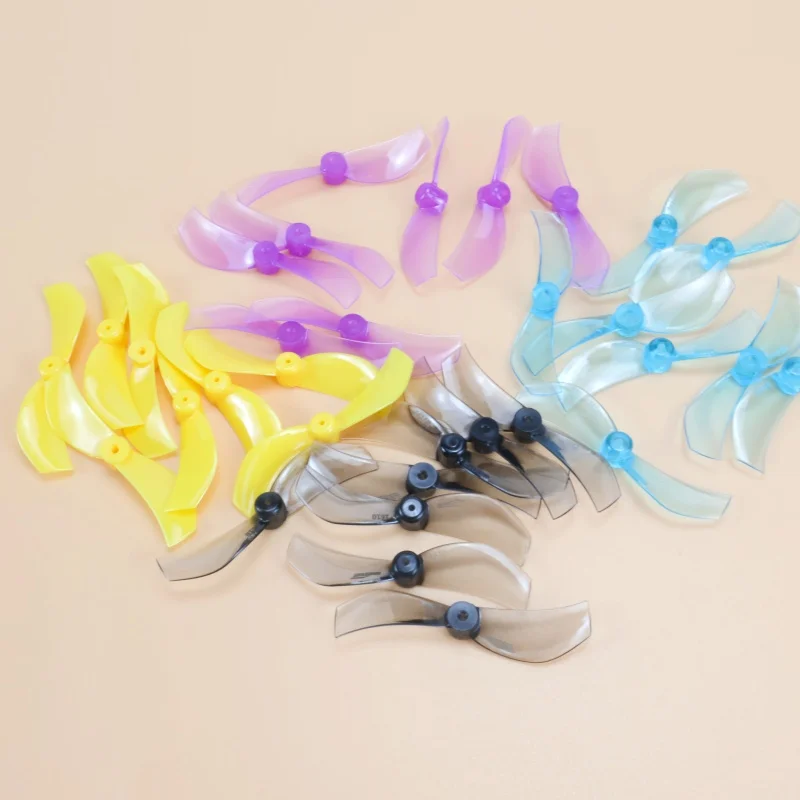 QY 8個入り Gemfan 1610 ドローンプロペラ 1.6x10 40MM 2枚羽根 1mm 1.5mm CCW/CW RC FPVレーシング フリースタイルドローン Mobula7交換用