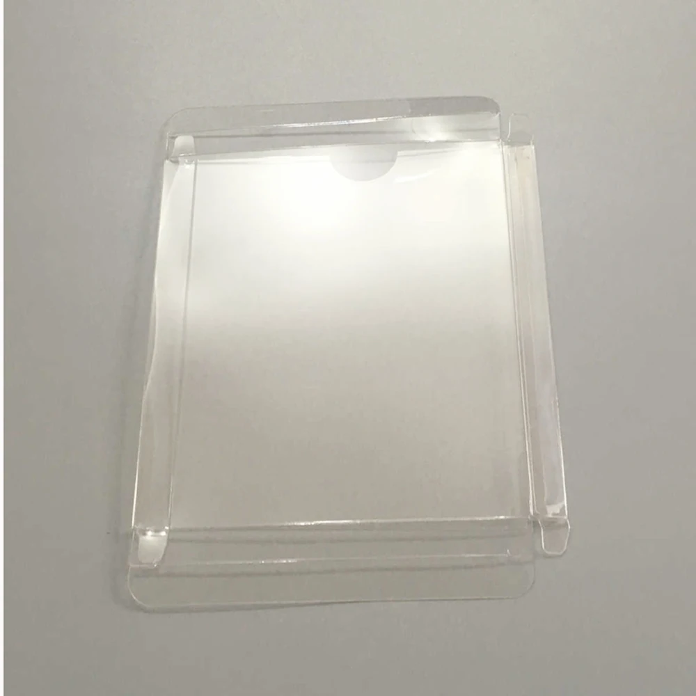 Clear transparent box For PS1 for sega dreamcast DC SS game card  collection display   storage 1CD PET  protective box