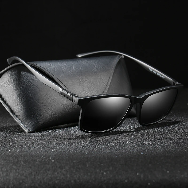 Ultra light TR90 Frame Sunglasses Men Women Luxury Brand Designer Sun Glasses Driving Rectangle Vintage Eyewear