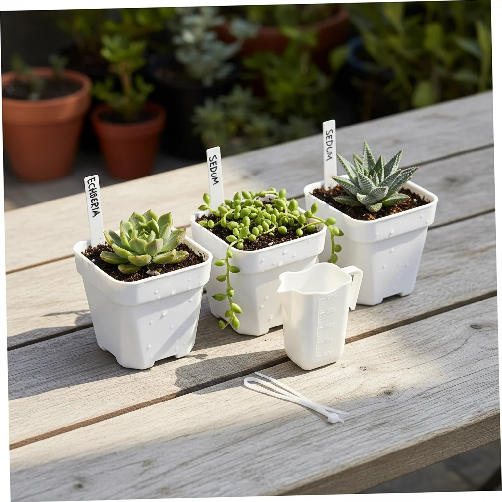 

Наборы для выращивания суккулентов с функцией самополива и разделением на сухую и влажную зоны, 12 штук, для декора дома и офиса