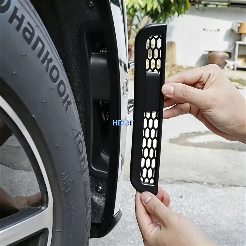 

For Xiaomi YU7 2025 + Car Style Front Rear Wheel Arch Wing Fender Flare Splash Air Intake Cover Protector Decoration Accessories