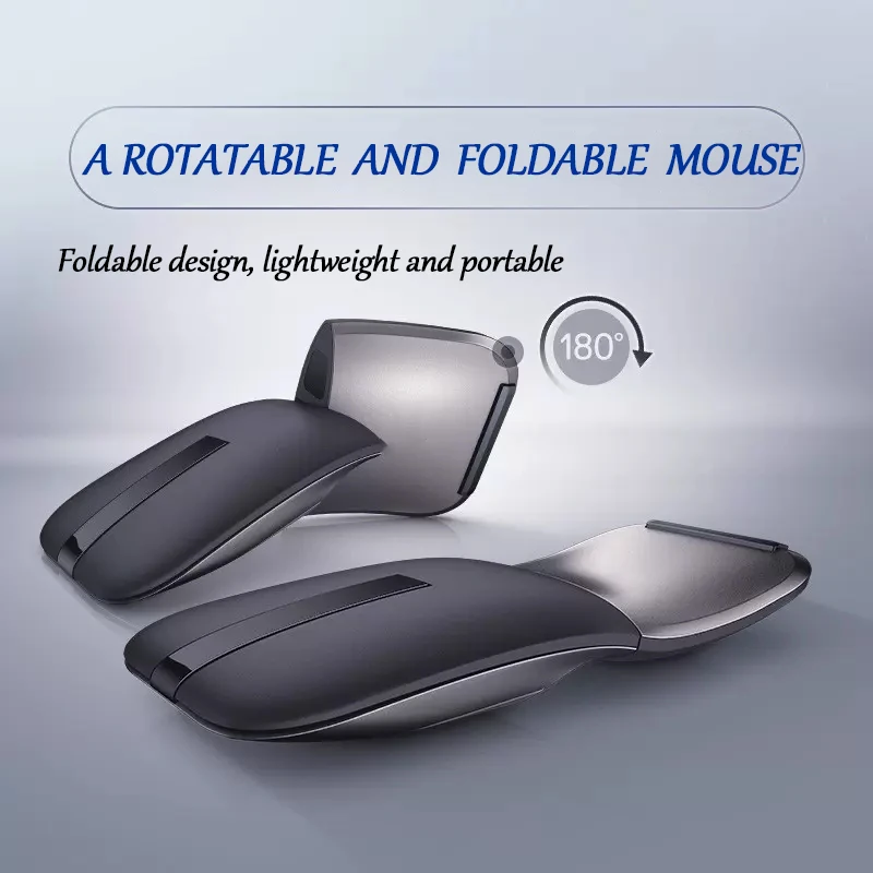 Imagem -01 - Mouse sem Fio Edição Atualizada Toque de Arco Dobrável Ratos Mudos Ultrafinos para Laptop Uso de Escritório Surfacebook 2024 mouse sem fio edicao atualizada toque de arco dobravel ratos mudos ultrafinos para laptop uso de escritorio surfacebook 2024 01