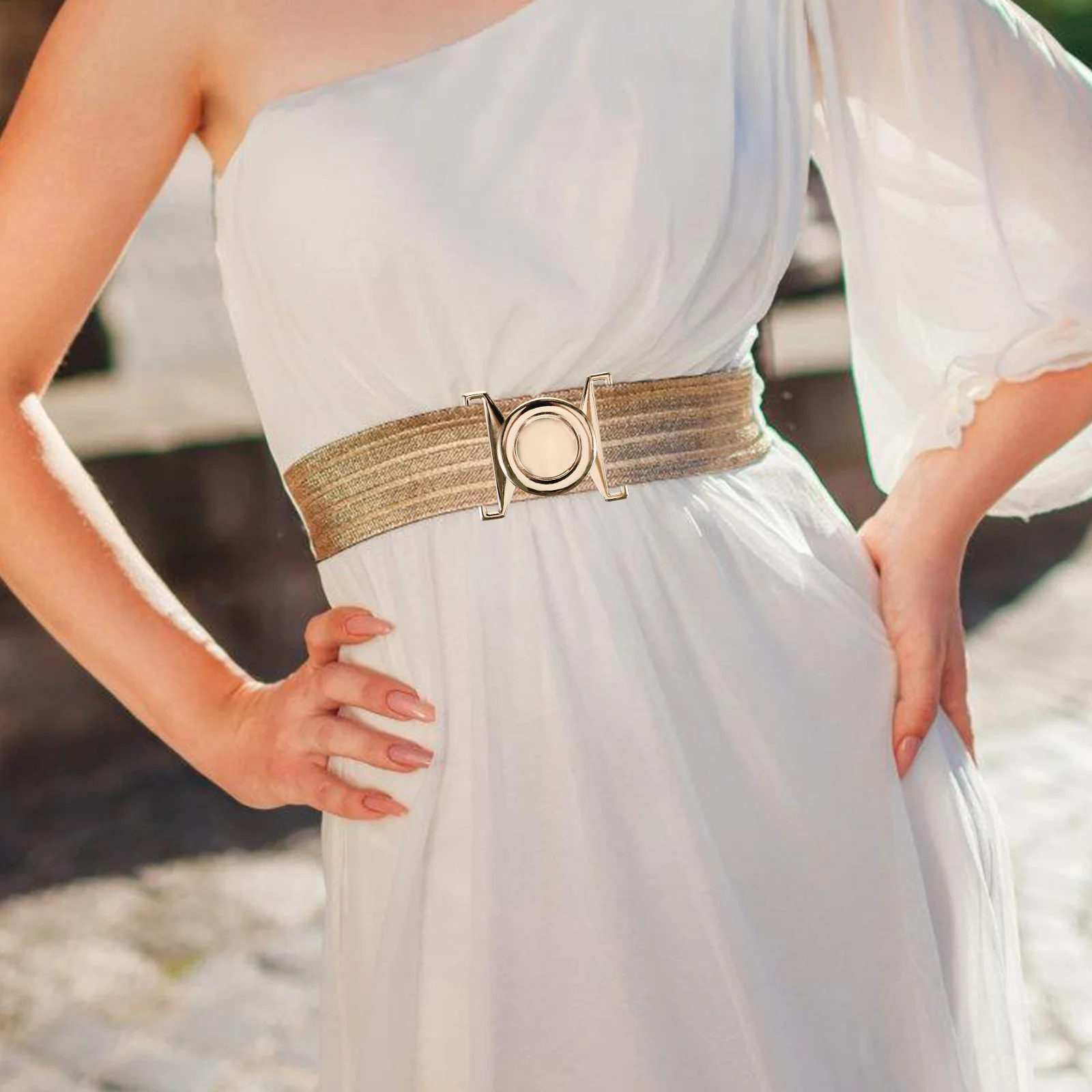 

2pcs Golden Toggle Buckle Dress Waist Metal Clasp Clothing Accessories Sewing Fastener For Coat Cardigan Cape Wrap Shrug