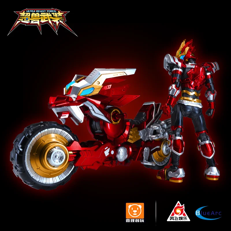 

Official Yili Chuangwan Super Beast Armed Huolinfei With Flash Car Motorcycle Set Assembly Model Full Bonus Collection Figurine