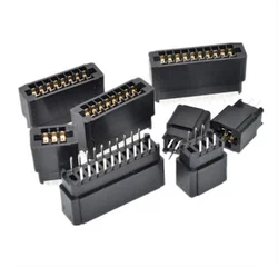 2.54mm Pitch kenar kartı konektörü yuvası otobüs soketi altın parmak soketi PCB kartı düz kavisli Pin 4 p6p8p10p12p12p14-86p