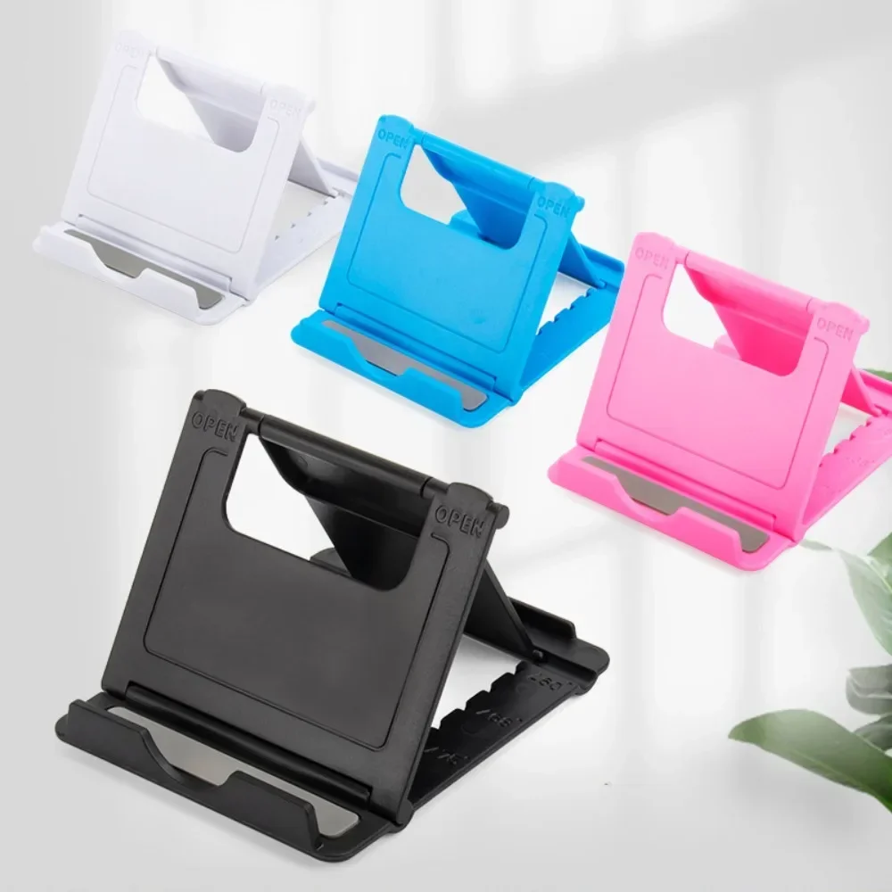 حامل هاتف محمول عالمي قابل للطي من البلاستيك يدعم الكمبيوتر اللوحي لجهاز Ipad IPhone Samsung Xiaomi Huawei Vivo #1