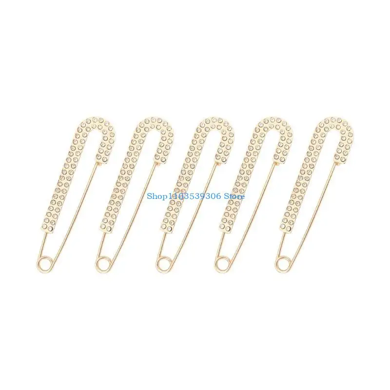 

400A Waist Cinching Brooch Sparkling Rhinestones Waist Cinching Pin Garment Accessory