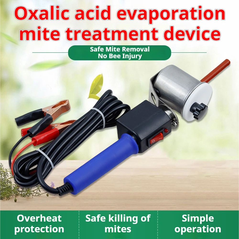 Upgraded Oxalic Acid Evaporator, Bee and Mite Atomizer, Electric Heating Bee and Acaricide Nest Door Evaporator