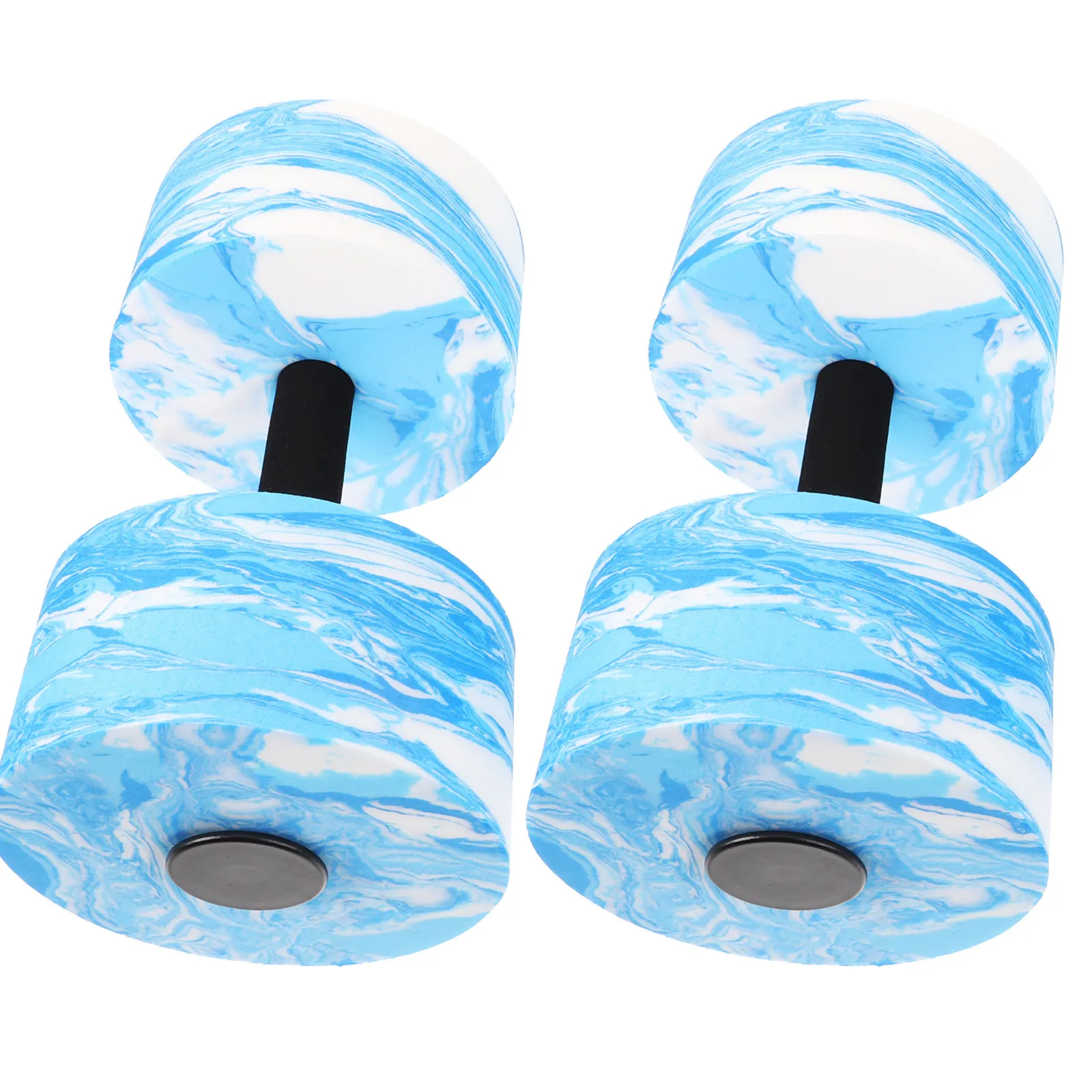 2Pcs Floating Water Dumbbells Ergonomic Design Portable Pool Exercise Equipment for Full Body Workout Balance Stability Muscle
