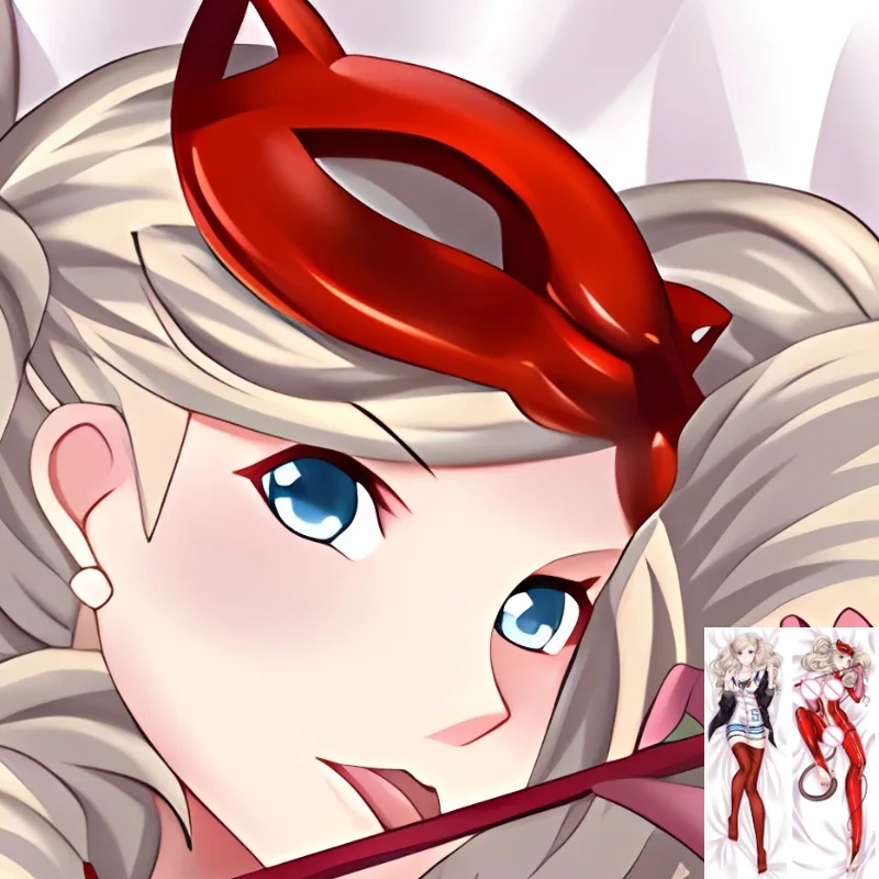 DIY Custom Anime Anne Takamaki Dakimakura Pillow Cover Case Hugging Body Decorative Pillowcase Double-sided Print Dropshipping