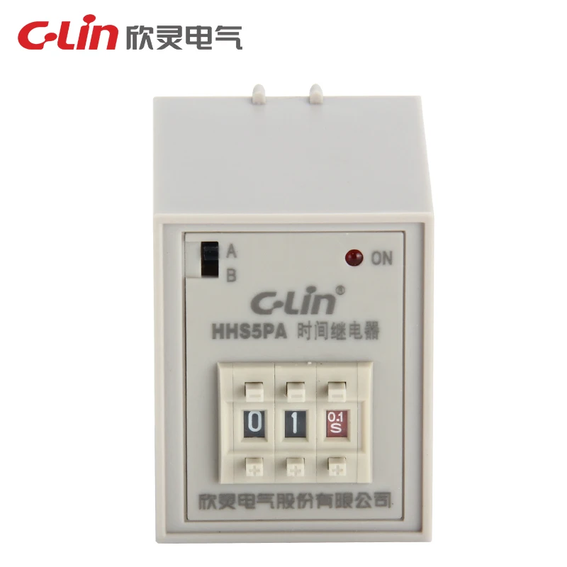 C-Lin Xin Ling brand HHS5PA 0.1S-99H digital dial code time relay instant delay adjustable