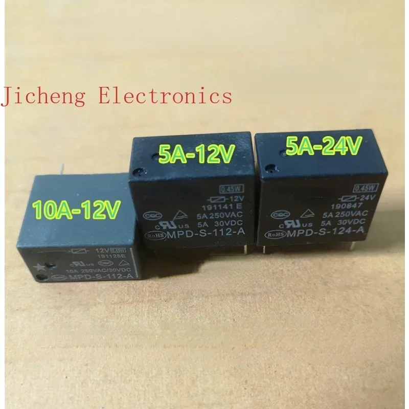 5PCS Relay MPD-S-105/12V-5A MPD-S-105/12V-10A MPD-S-105/24V-5A MPD-S-105/24V-10A MPD-S-105/5V-10A MPD-S-105/5V-5A MPD-S-105/12V