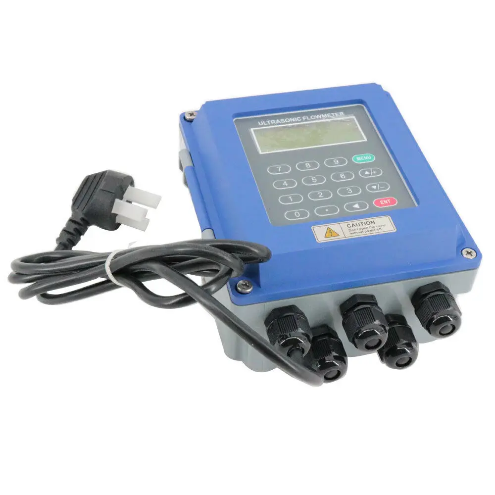 TUF-2000B+TM-1 Digital Portable Ultrasonic Flowmeters Flow Meter DN50-700mm with TM-1 Medium Clamp-on Transducer