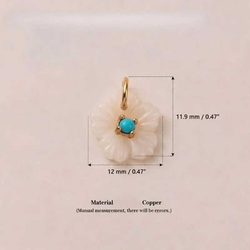 Bunter Harz-Blumen-Zirkon-Anhänger für DIY-Halskettenherstellung, Alltagskleidung, Dating und Geschenke für Frauen – Detail 1