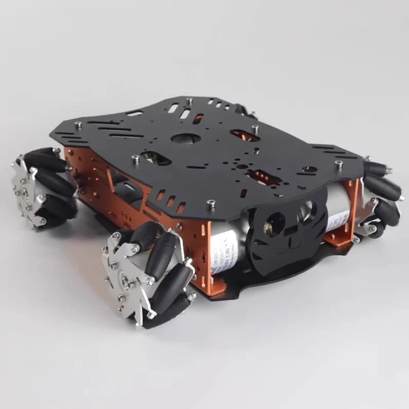 Robô metal carro inteligente McNamun roda carro inteligente chassi de carro de alumínio versão de metal