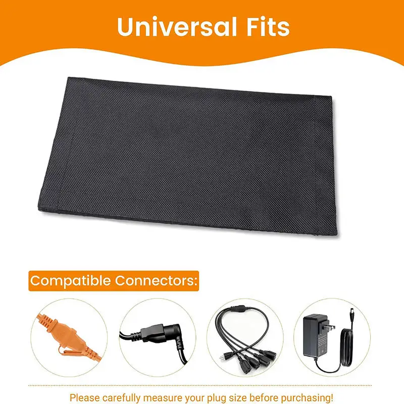 Outdoor Cable Waterproof Protector Cover Reusable Weatherproof Cord Connection Protective Pouch For Extension Cord Joint