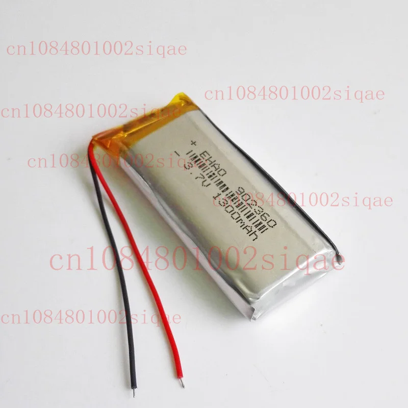 

3.7V 1300mAh li polymer Rechargeable Battery 902360 For Camera recorder GPS PSP WYORESY