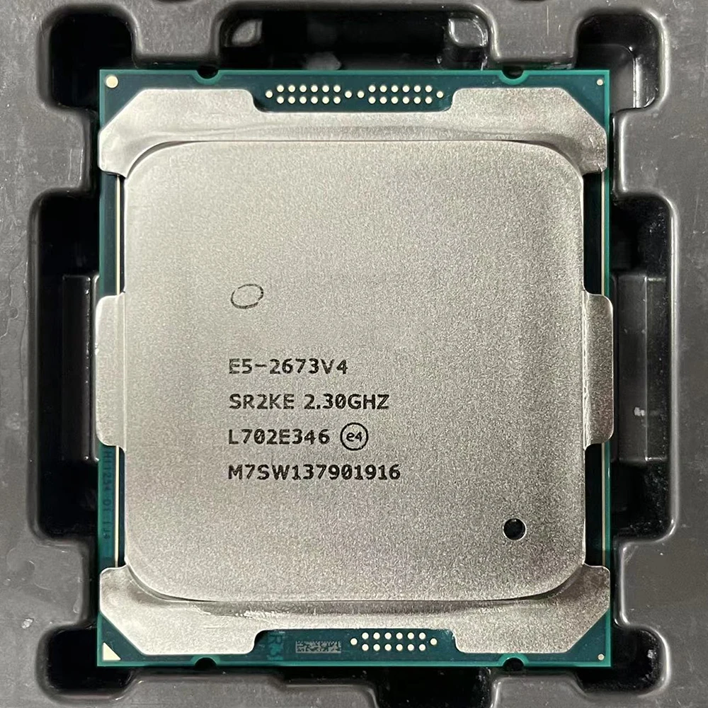 

Processor For Intel For Xeon 2011-V3 pin X99 E5-2673 V4 Main frequency 2.3G core frequency 3.3G 20 core 40 threads