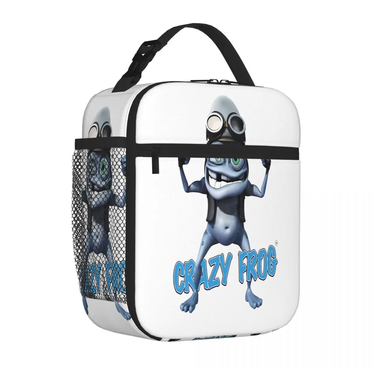 Bestselling Crazy Frog Is On The Loose Hip Hop Sports Lunch Bag Student Daily Student Lunch Bag
