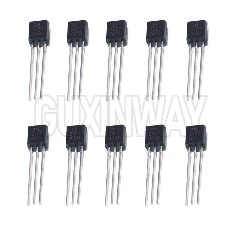 50/100PCS Transistor Kit 2N2222 TO92 NPN 30V 800mA Transistors Electronic Kit