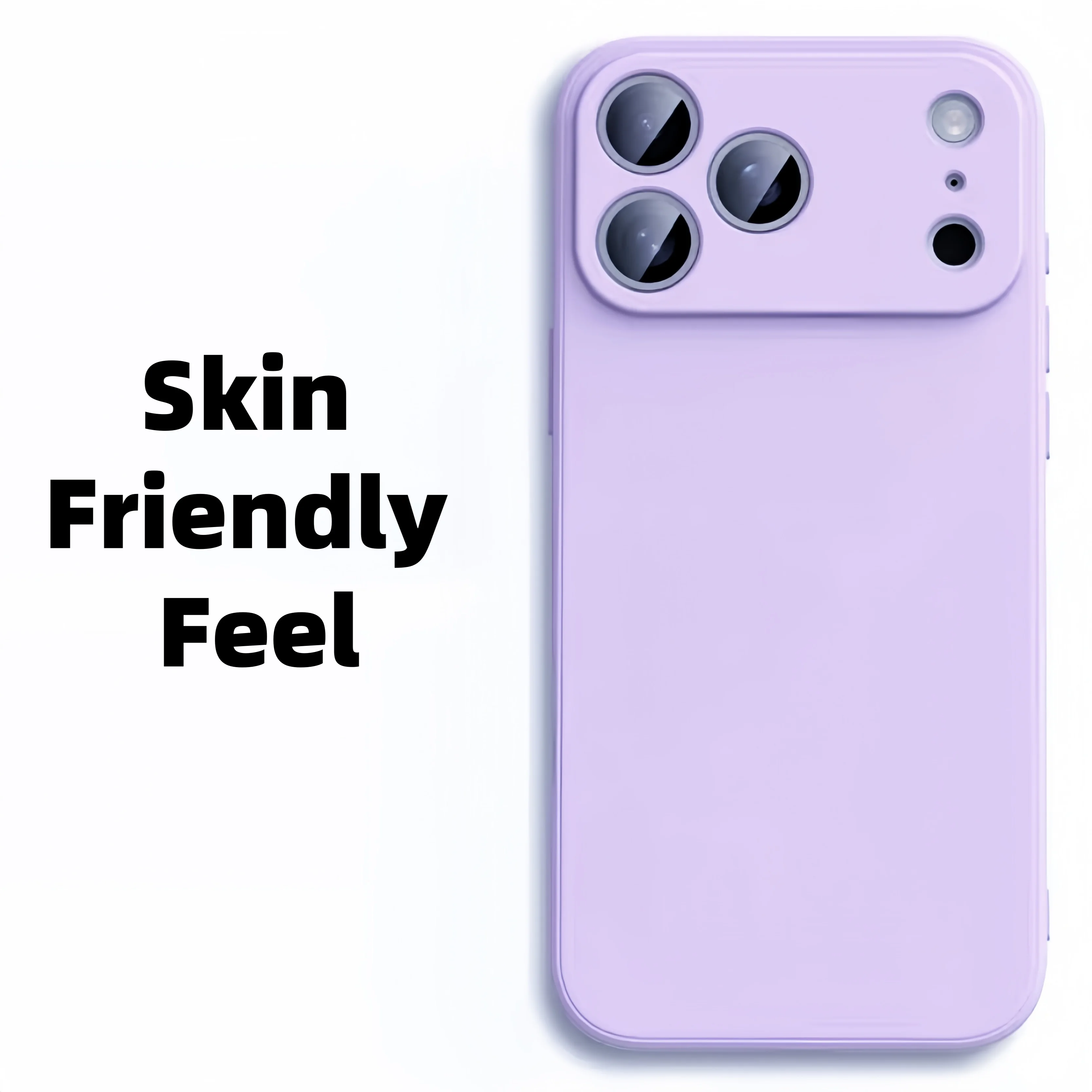 Modische, einfarbige, stoßfeste, schützende Flüssigsilikon-Handyhülle für iPhone 17 Pro Max/17 Pro/17/Air – Detail 10