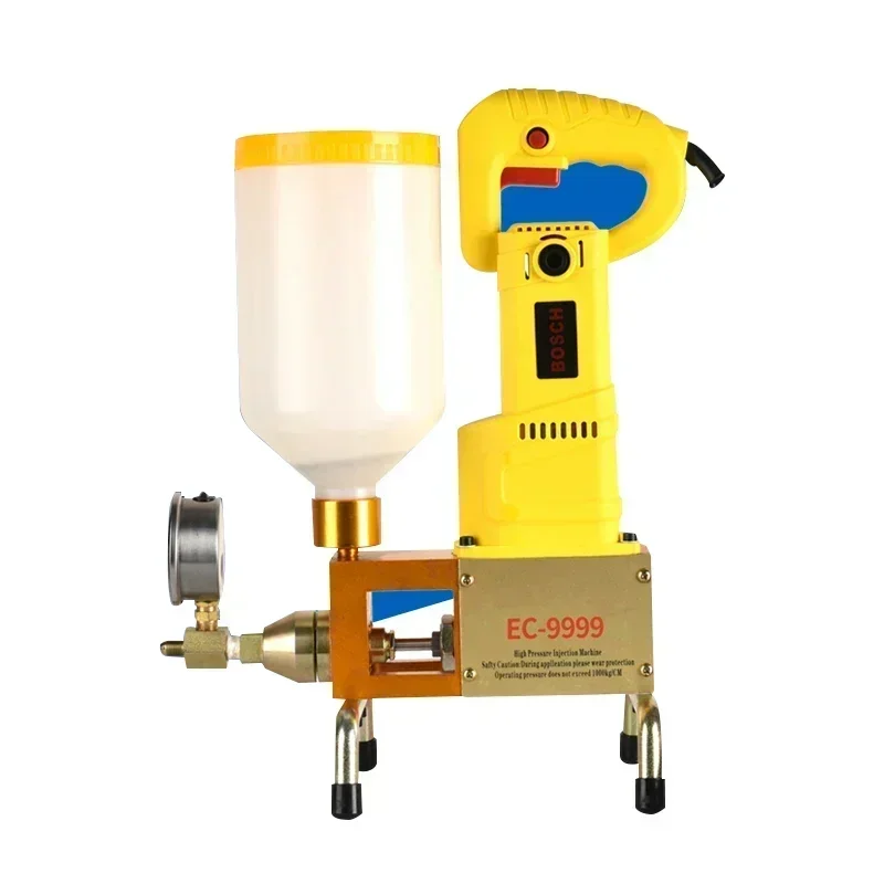 

EC9999 High Pressure Waterproof Grouting Machine 1100W Injection Pump Epoxy/Polyurethane Foam Grouting Liquid Leakage Tool