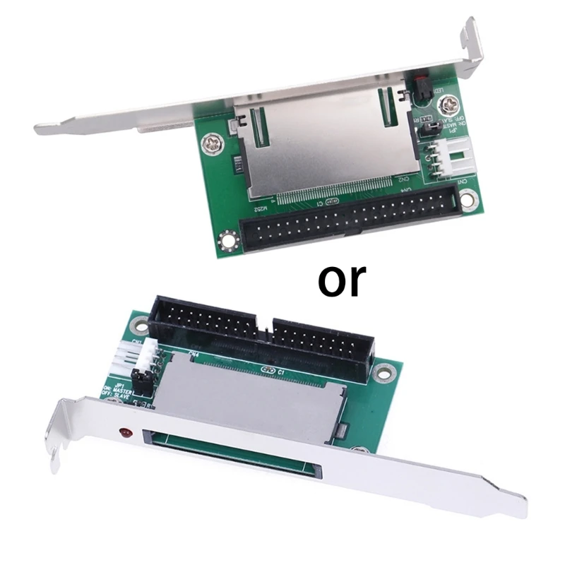 to IDE Adapter 40-Pin Compact Card to 3.5 Converter with PCI Bracket