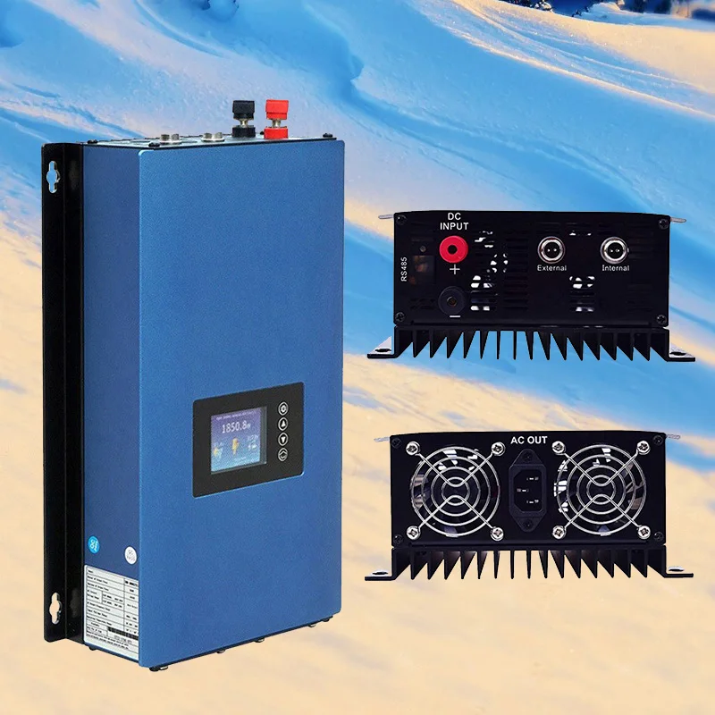 10KW Solar Wind Energy Grid Connected Inverter With Amplitude limiting Function MPPT Pure Sine Wave 45-90V, WIFI Optional Conn