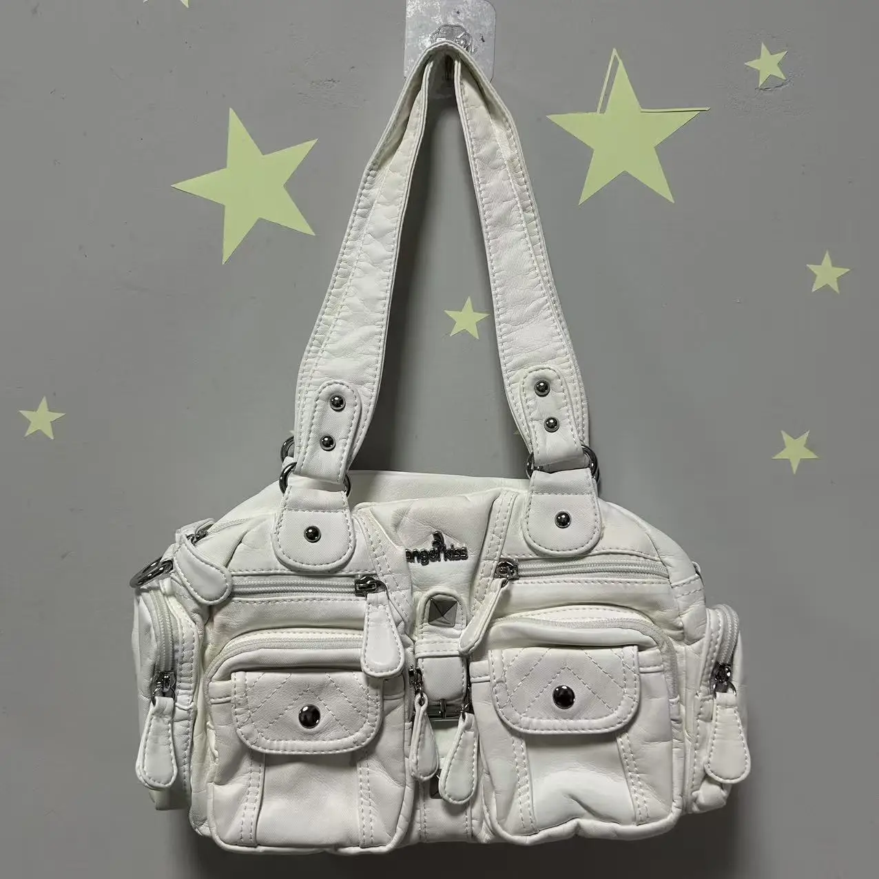 

Поцелуй ангела, женские сумки, сумка с верхней ручкой, сумка через плечо из искусственной кожи, сумка для пельменей, подарки, сумки на плечо, телефон, пакет денег