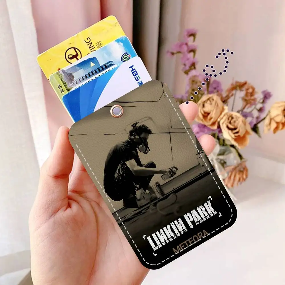 حاملي بطاقات L-linkin P-park الكلاسيكية لبطاقة هوية الطالب، أغطية حماية لبطاقات الوصول إلى الحرم الجامعي للطلاب، سلسلة مفاتيح #4
