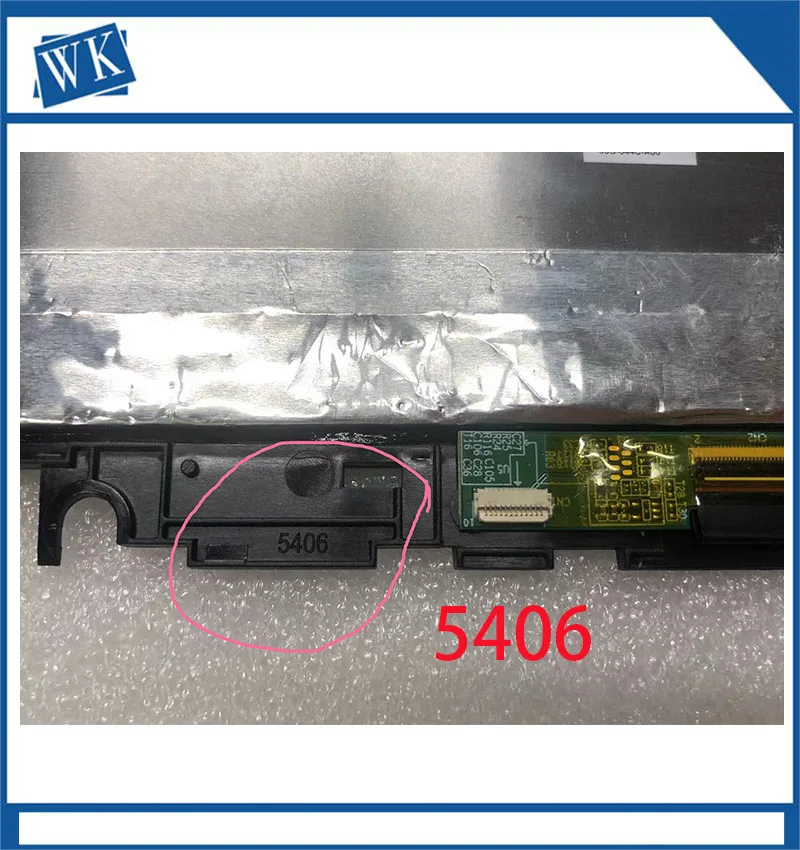 14.0 بوصة لديل انسبايرون 5400 5406 2 في 1 P126G dokunmatik محول الأرقام LCD شاشة montaj dizüstü شاشة LED matris paneli yedek #3