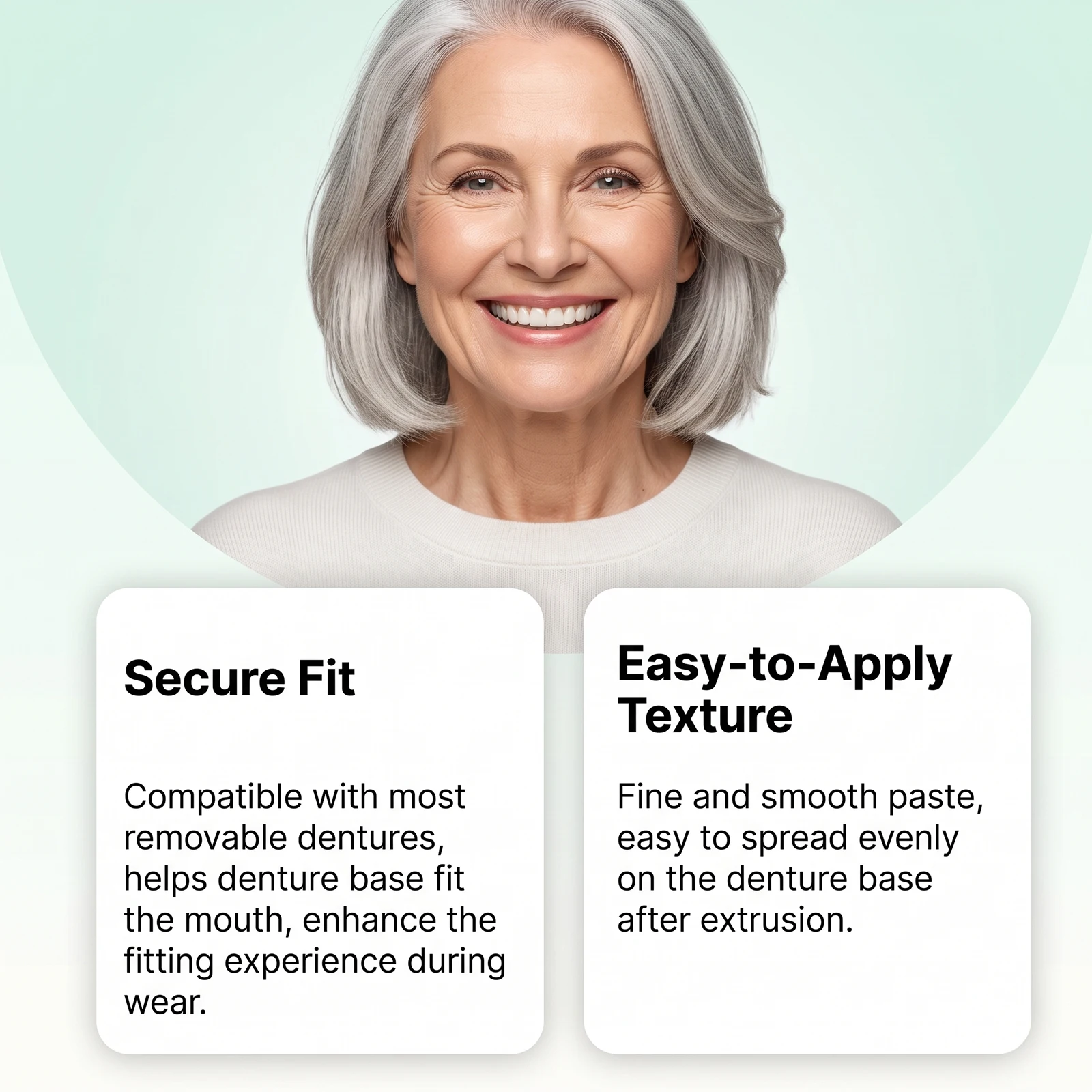 Long‑Hold Denture Adhesive Gel Comfort Fit Stable False Tooth Prevent Fake Teeth Looseness Secure Prosthetic Teeth Fixing Cream