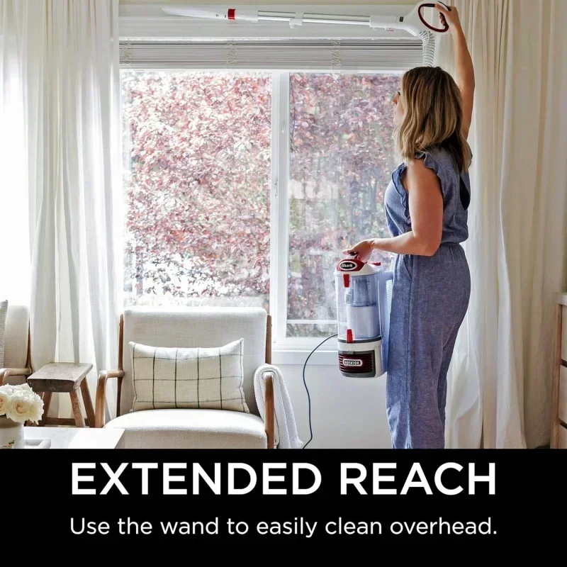 D2BShark NV501 Rotator Professional Lift-Away Upright Vacuum with HEPA Filter,Swivel Steering,LED Headlights,Wide Upholstery Too