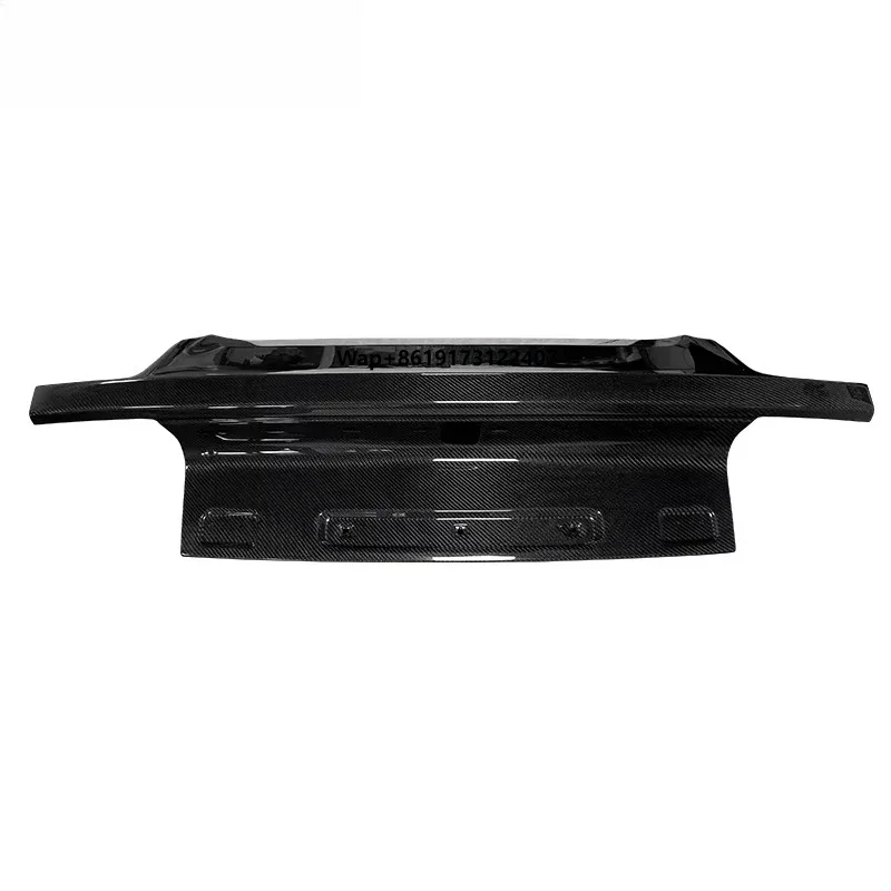 

For Mustang Original Rear Trunk Cap Carbon Fiber OEM Style Boot Lid Fit 2015-2023