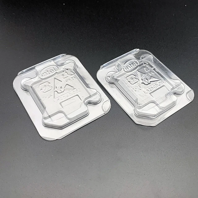 New#10pcs CPU Clamshell Tray Box  Case Holder Protection For  AM2 AM3 FM1 FM2 3