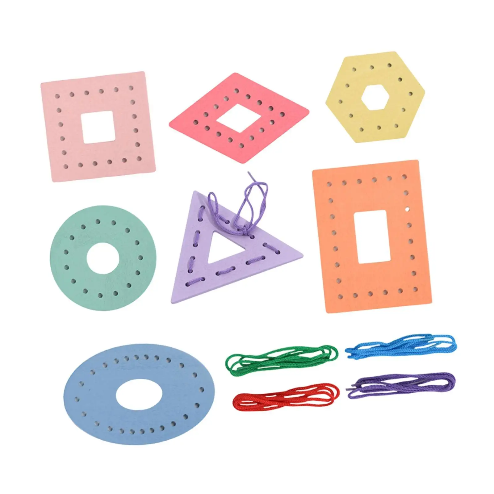 

Деревянная развивающая игрушка-шнуровка: практичная, долговечная, премиум-класса, портативная, для раннего развития детей, панели для нанизывания, игрушка для развития мелкой моторики